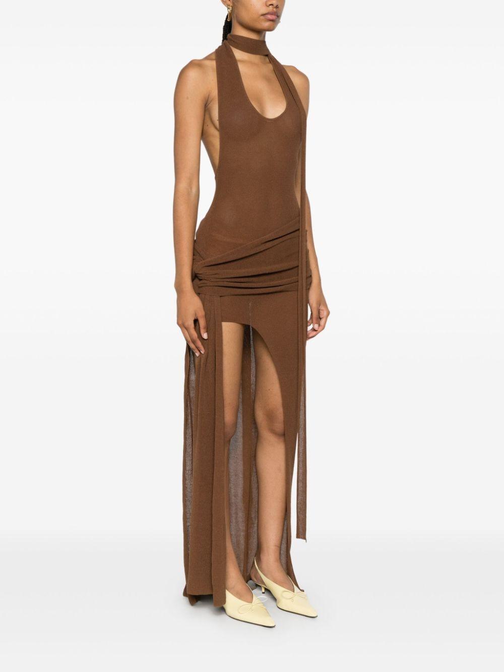 aya muse brown dress Z Supply Kellie Faux Suede Mini Dress In Camel Brown main image 1
