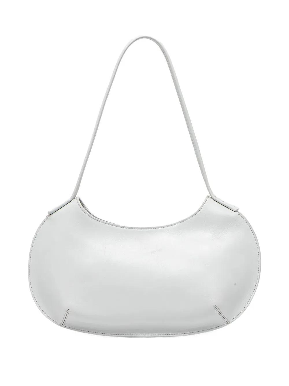 トートバッグ by FAR Ivory leather Mini Rachel handbag BY FAR Women's Mini Rachel Croco Bag - Cream