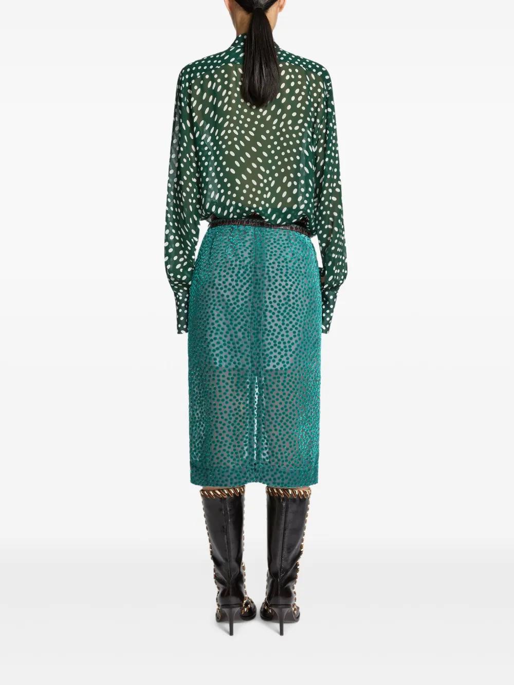 送料関税込【Dries Van Noten】Devore skirt デヴォレスカート 中古・古着通販】DRIES VAN NOTEN (ドリスヴァンノッテン