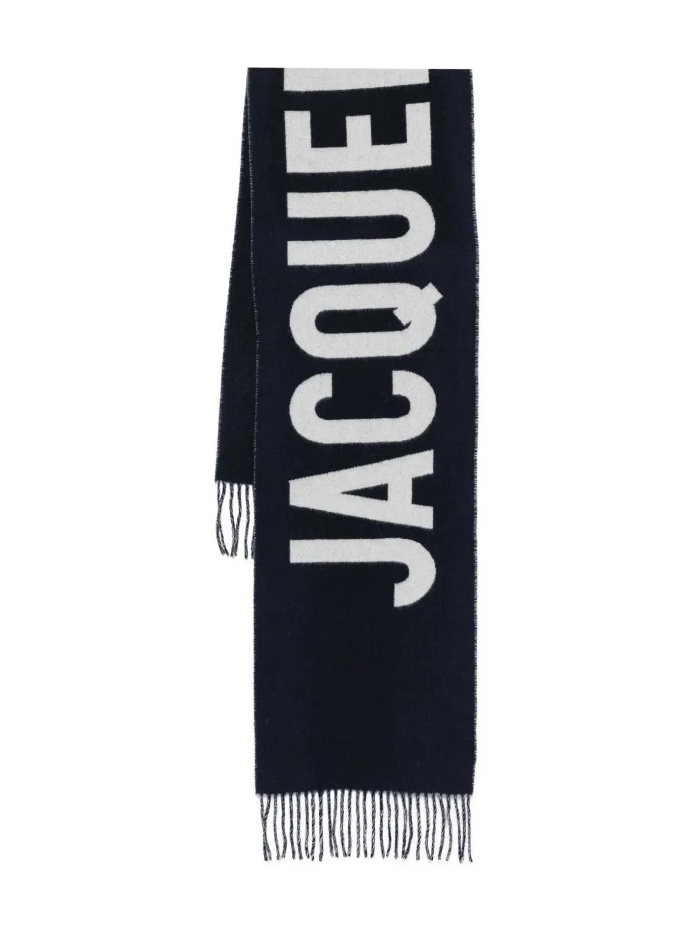 未使用 JACQUEMUS ジャックムス ロゴスカーフ Navy The Jacquemus scarf by JACQUEMUS | Official website