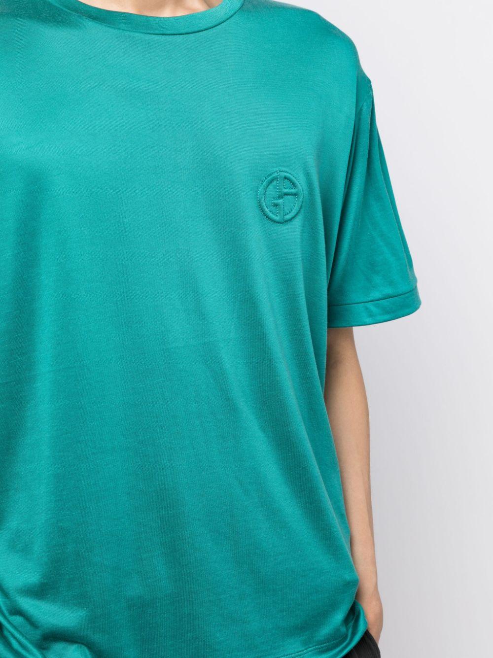Giorgio Armani Embroidered-Logo T-Shirt
