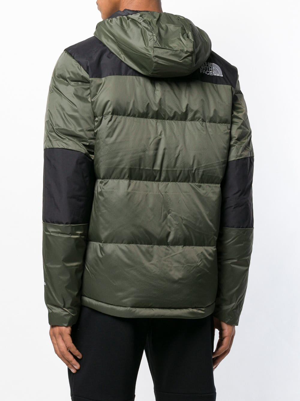north face green padded jacket