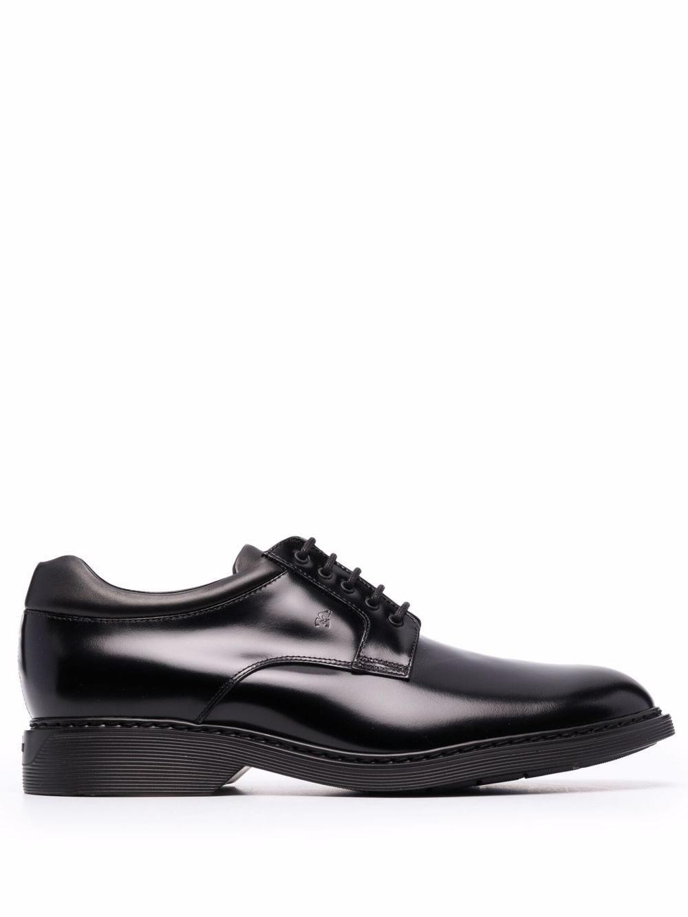 Hogan Leather Highlights Lace-up Shoes in Black for Men - Save 17% - Lyst
