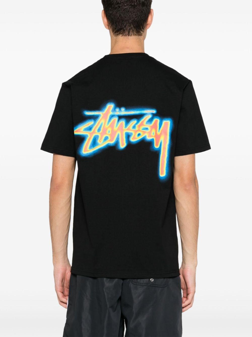 ★送料・関税込★Stussy★Stussy LS Thermal T-Shirt Black★ Stussy』Garment Dyed LS Thermal☆Faded Black☆25SS☆ Tシャツ