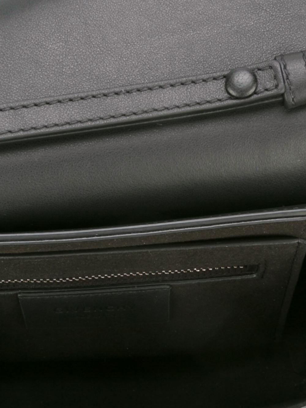 Givenchy Mini Bow Cut Leather CrossBody Bag in Black Lyst