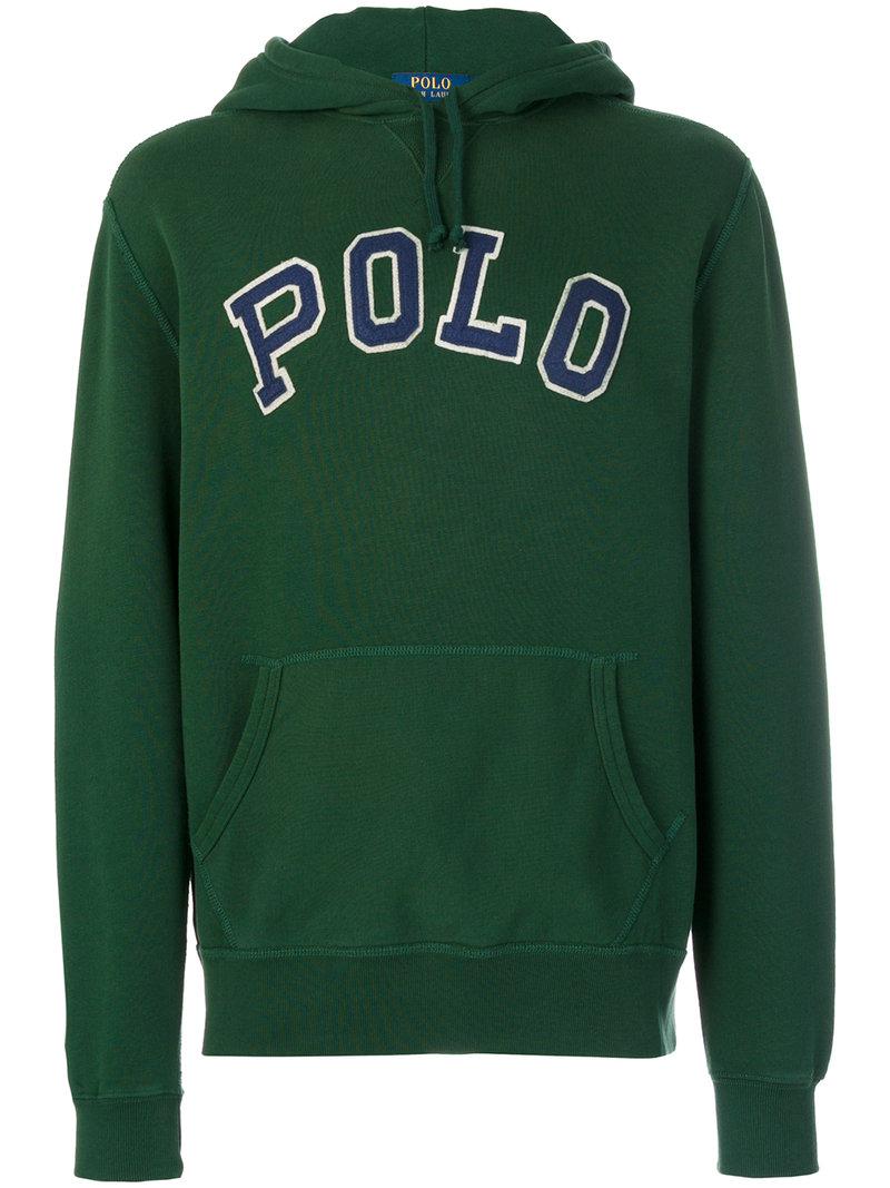 Polo Ralph Lauren Polo Hoodie in Green for Men | Lyst