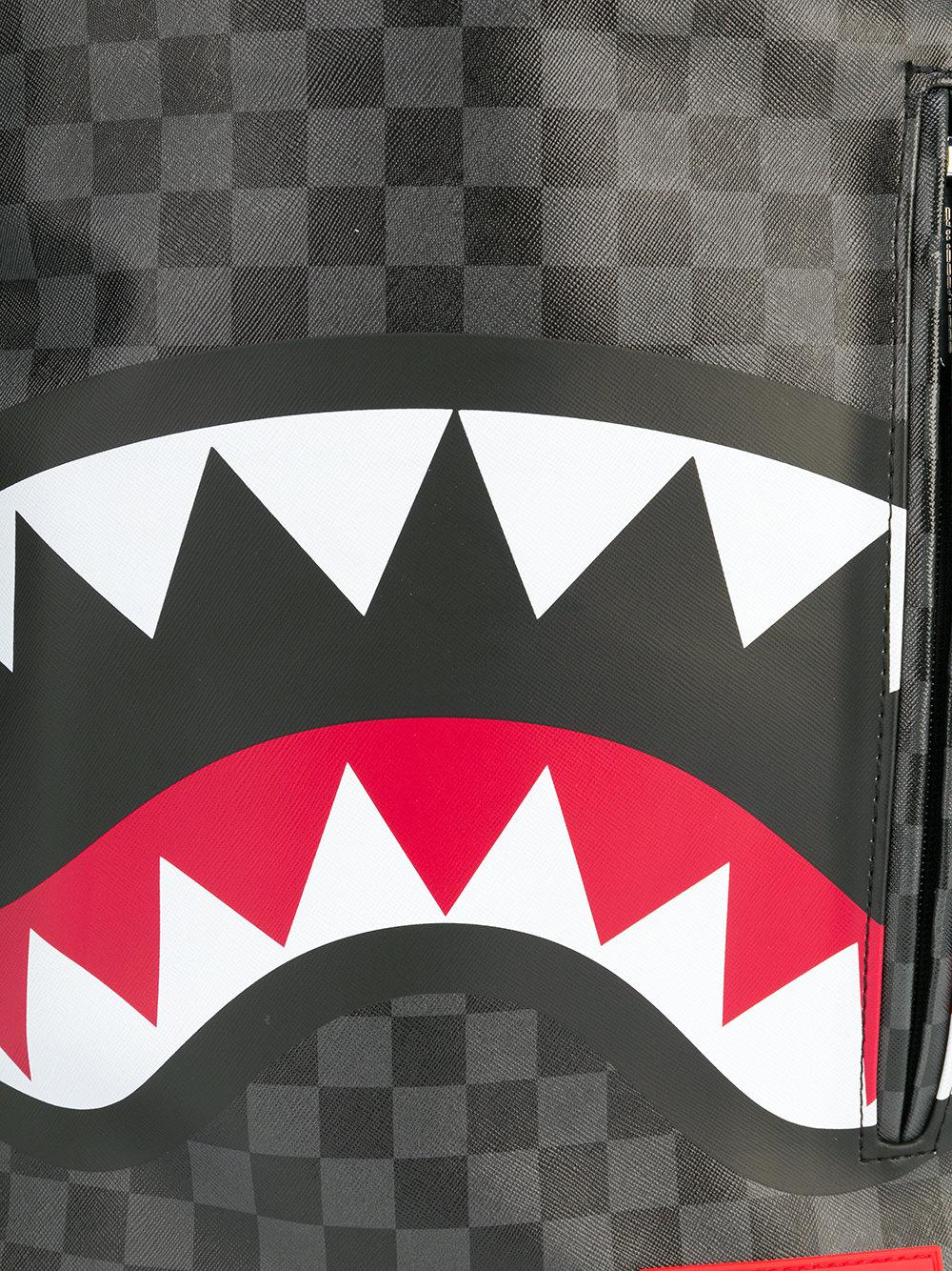 Sprayground Sharks In Paris Backpack in Black for Men