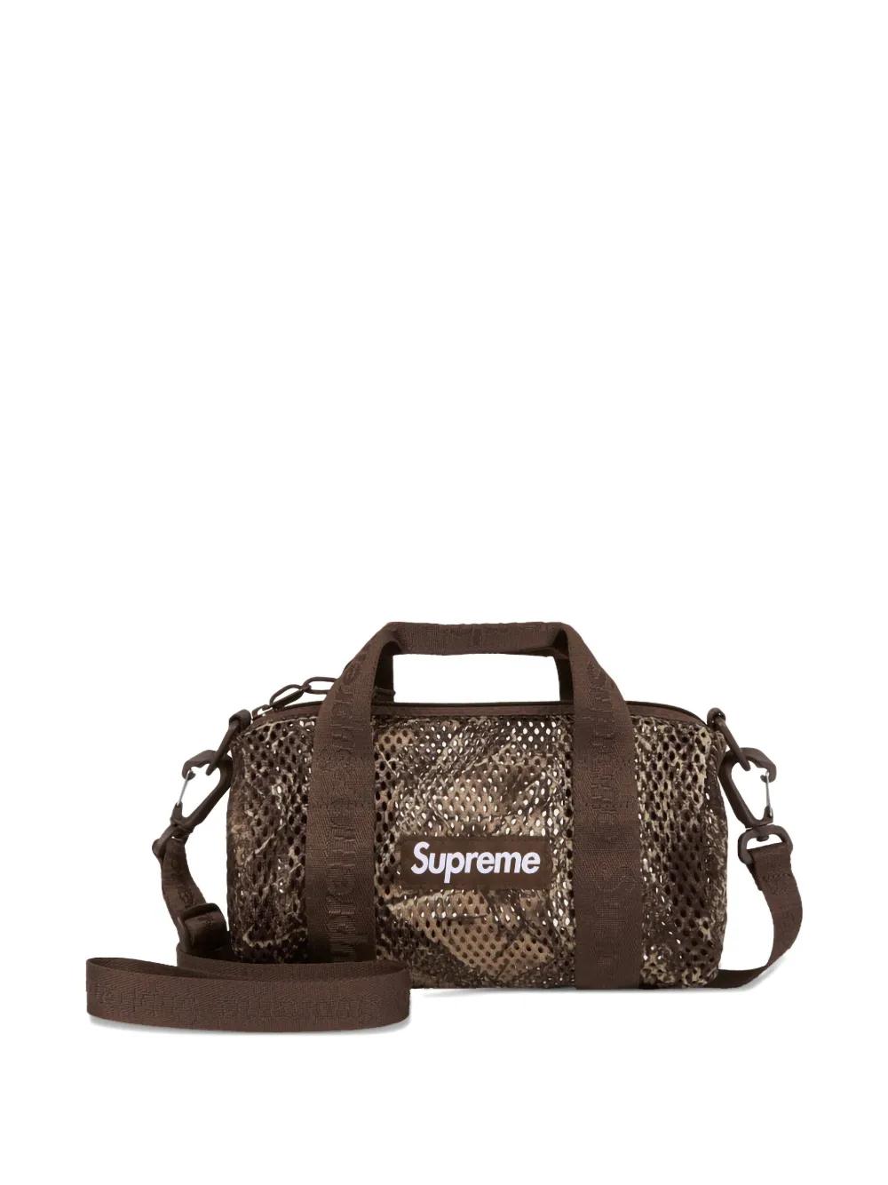 Supreme Mesh Mini Duffle Bag in Brown for Men | Lyst