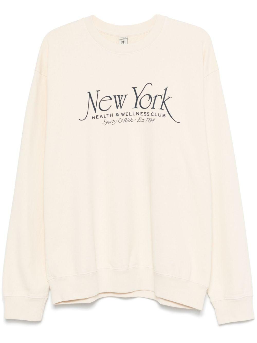 California tennis and wellness club sweatshirt hotsell