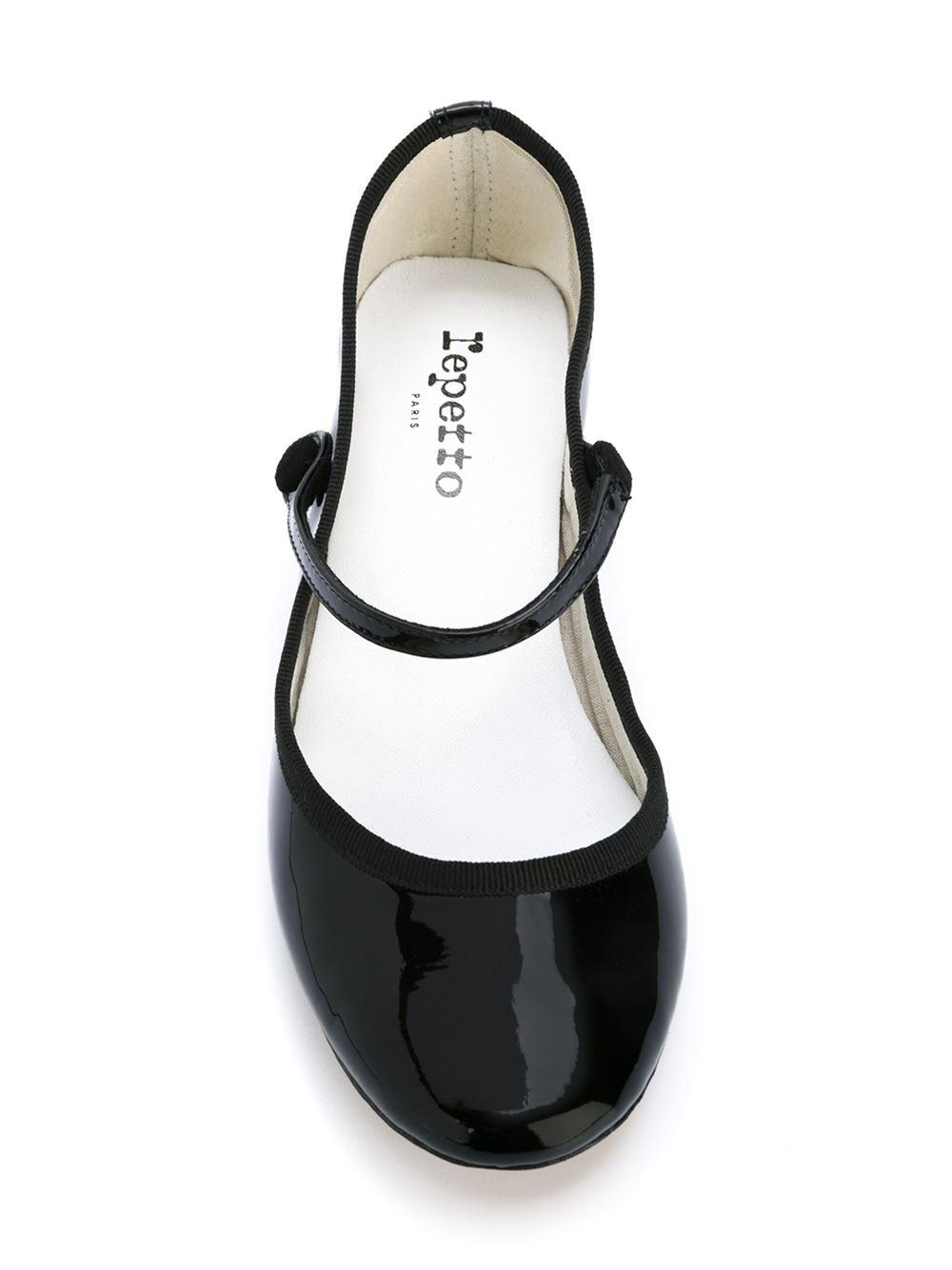 mere og mere Blive gift nabo Repetto Leather 'rose' Mary Jane Pumps in Black - Lyst