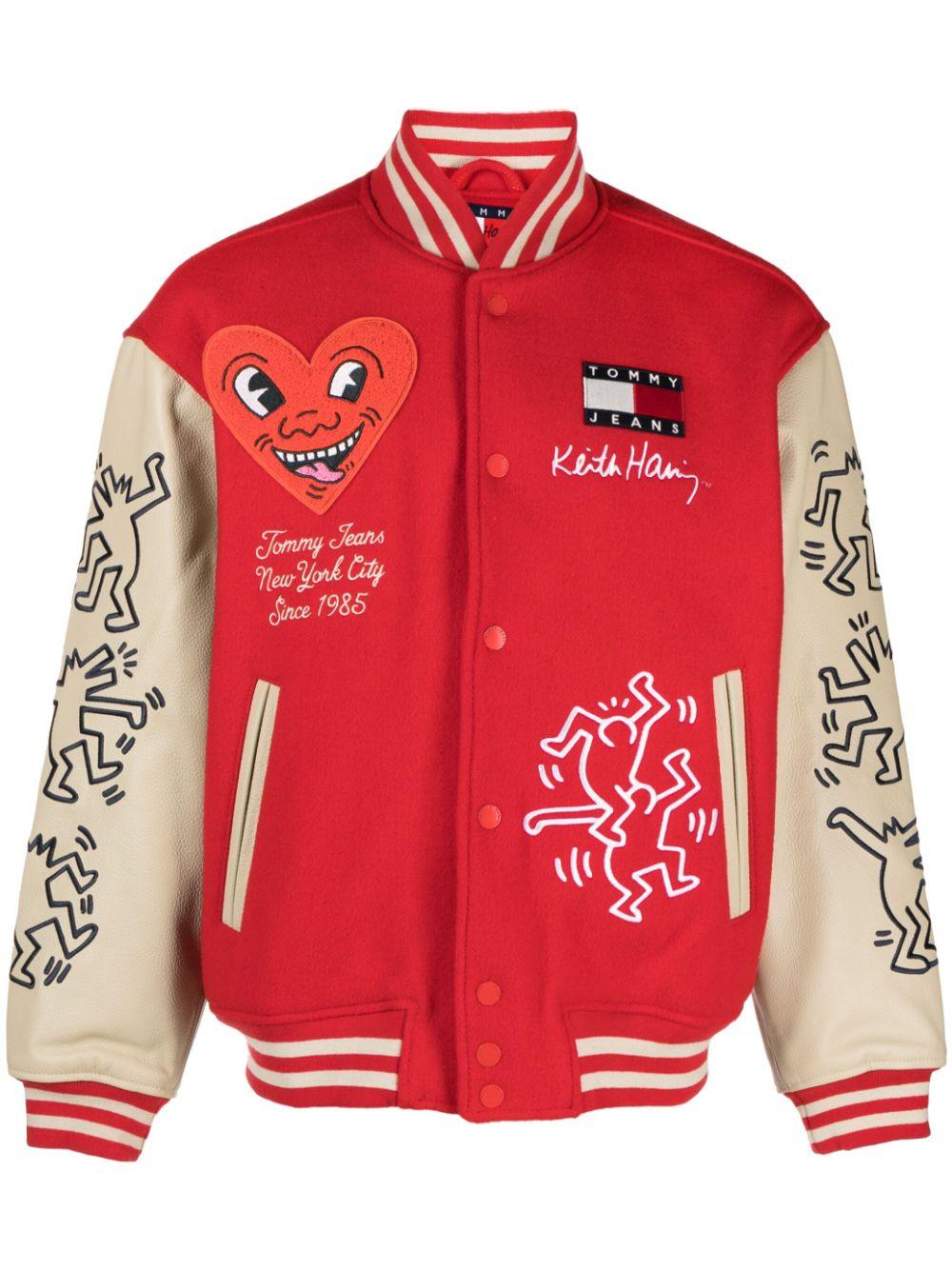 Tommy Hilfiger X Keith Haring Bomber Jacket in Red for Men | Lyst