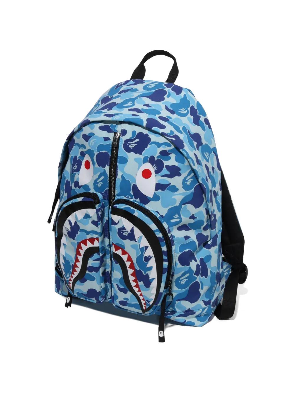 A BATHING APE エイプ バックパックブルー カモ シャーク A Bathing Ape Backpacks for Men | Online Sale up to 20% off | Lyst