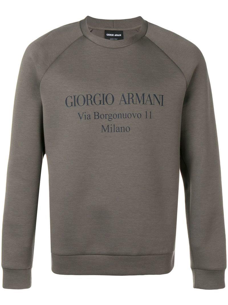 giorgio armani sweatshirt