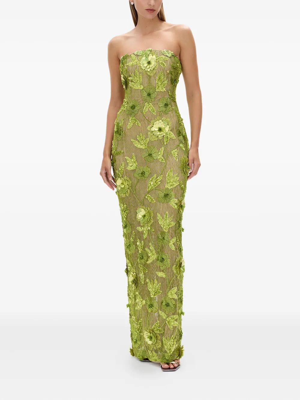 rachel green strapless dress Rachel Green Yellow Strapless Dress