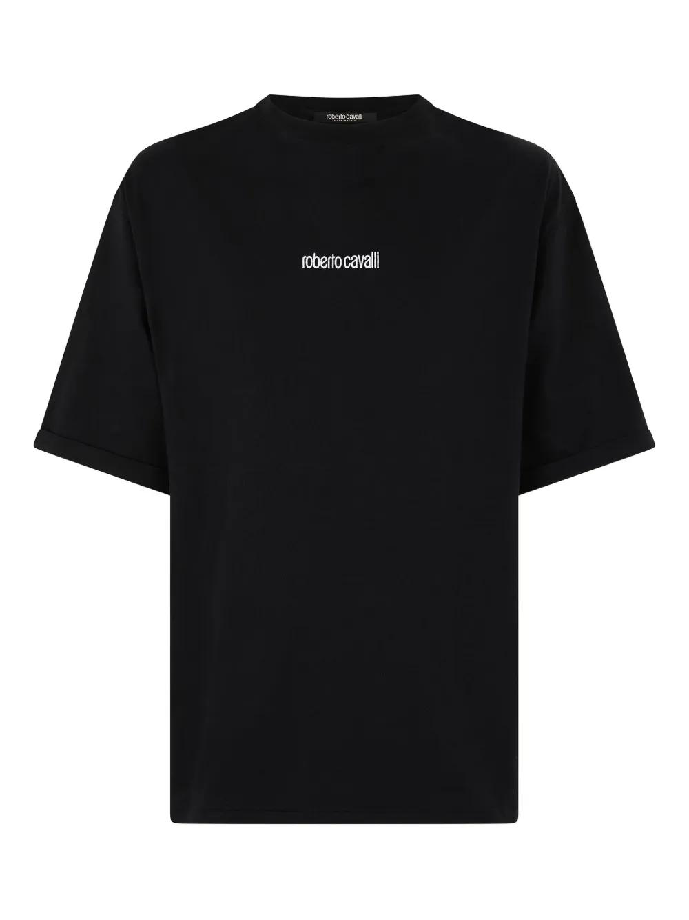 ROBERTO CAVALLI 売れ筋商品|||ロベルトカヴァリ Tシャツ トップス レディース T-shirts Grey T-Shirt With Used Logo in WHITE for Women | Roberto Cavalli®