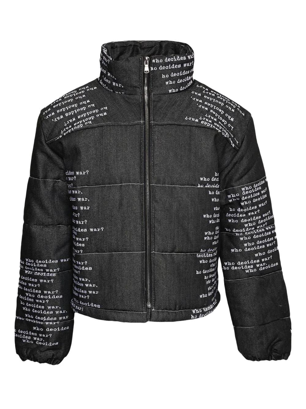 WHO DECIDES WAR ボンバージャケット Who Decides War by Ev Bravado ボンバージャケット - Grey | FWRD