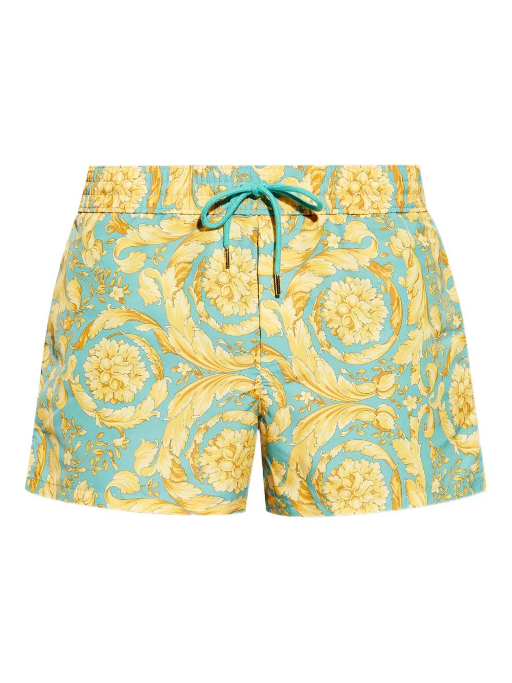 直営店☆VERSACE☆SALE!メドゥーサ ロゴ グレカ スイムショーツ VERSACE グレカ スイムショーツ 水着 (VERSACE/水着) 102092841