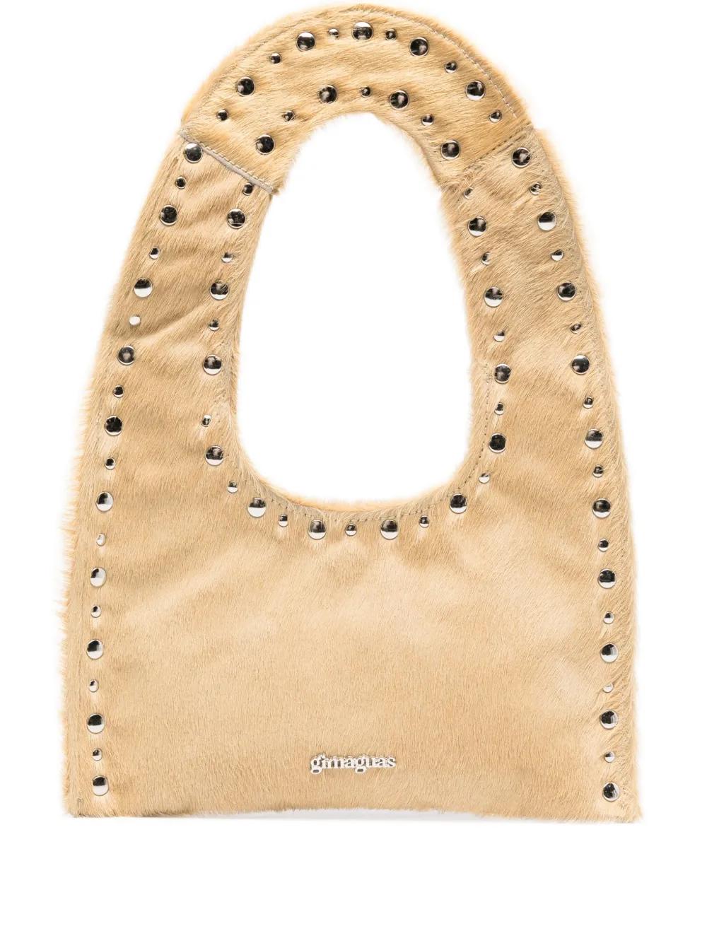 ホワイト スタッズ ハンドバッグ　gimaguas フランス　イタリア White Bags – Gimaguas