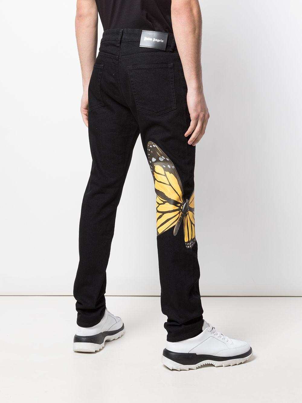 Palm Angels Denim Butterfly Straight 