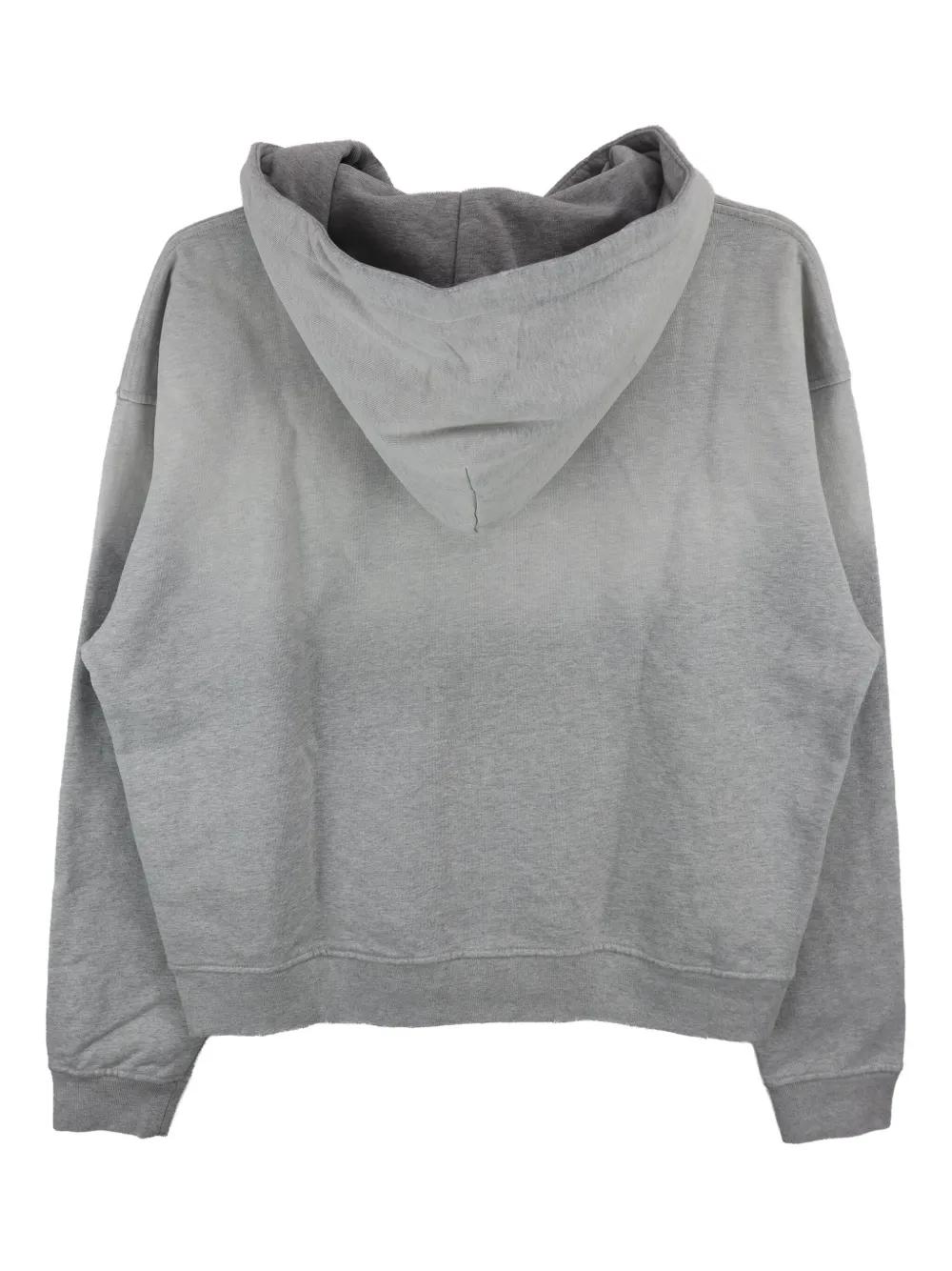 NO/FAITH STUDIOS Split-Print Zip-Up Hoodie in Gray for Men | Lyst