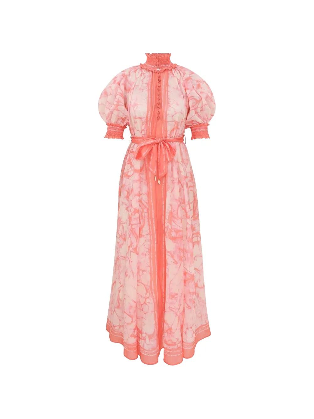 strapless open back dress Baby Girl Light Pink Long Sleeve Dress