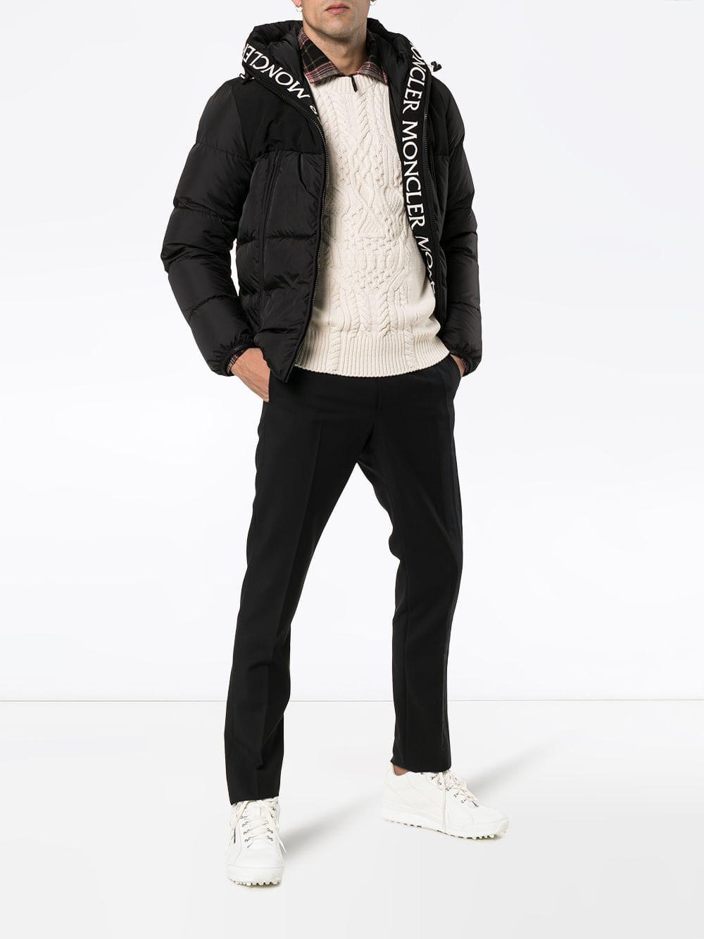 Moncler Synthetic Montclar Hooded Padded Jacket in Black for Men | Lyst  Australia