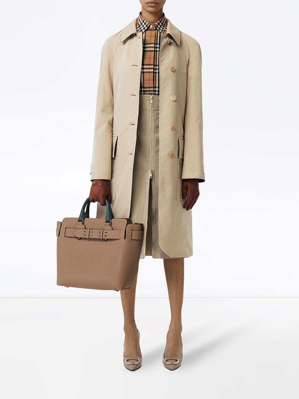 burberry lined coat