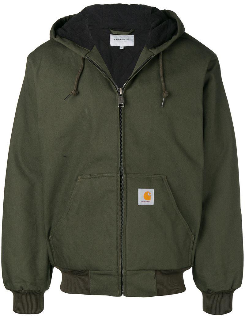 Carhartt Synthetic Classic Hooded Jacket in Green for Men - Lyst