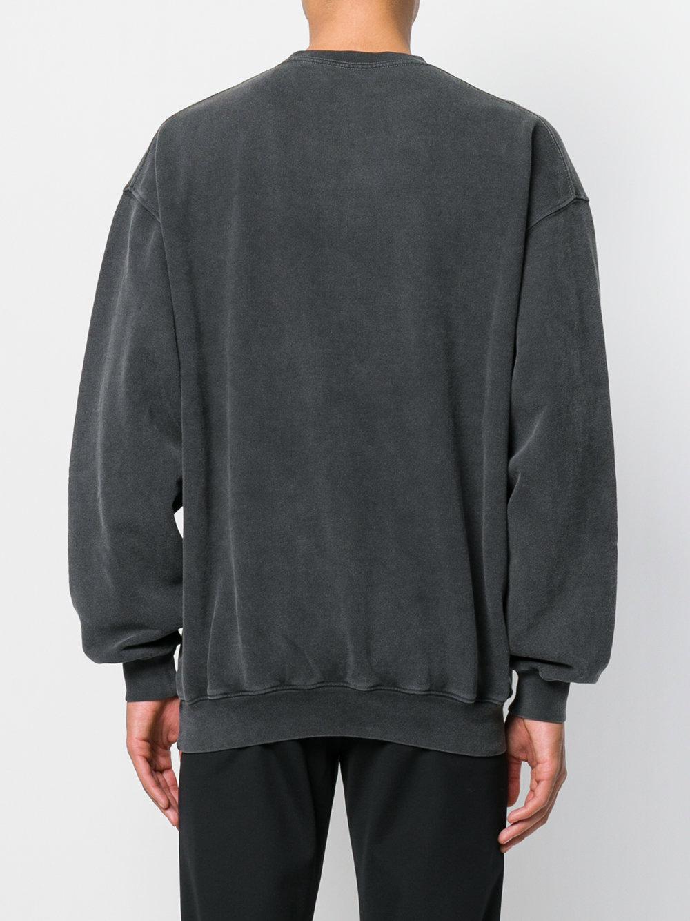 Balenciaga Cotton Sinners Oversized Sweater in Black for Men - Lyst