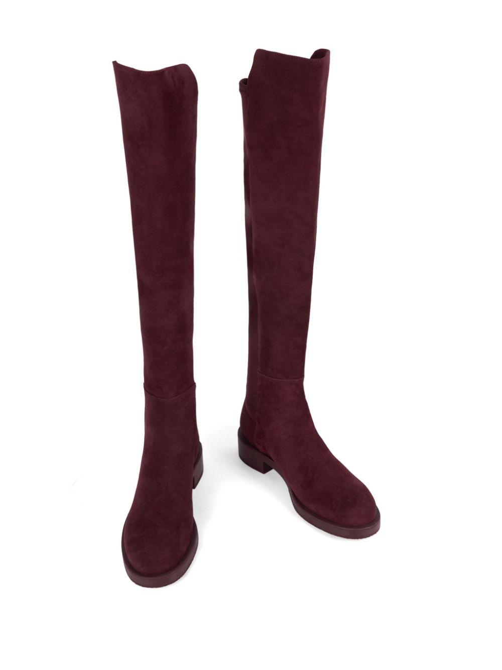 Stuart weitzman red suede boots new arrivals