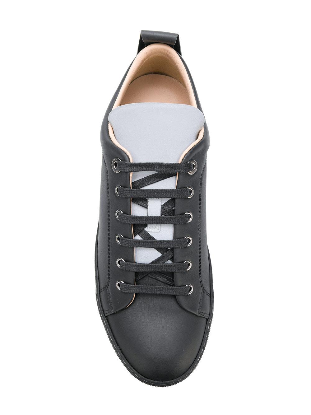 Lanvin Rubber Reflective Tongue Sneakers in Black for Men | Lyst
