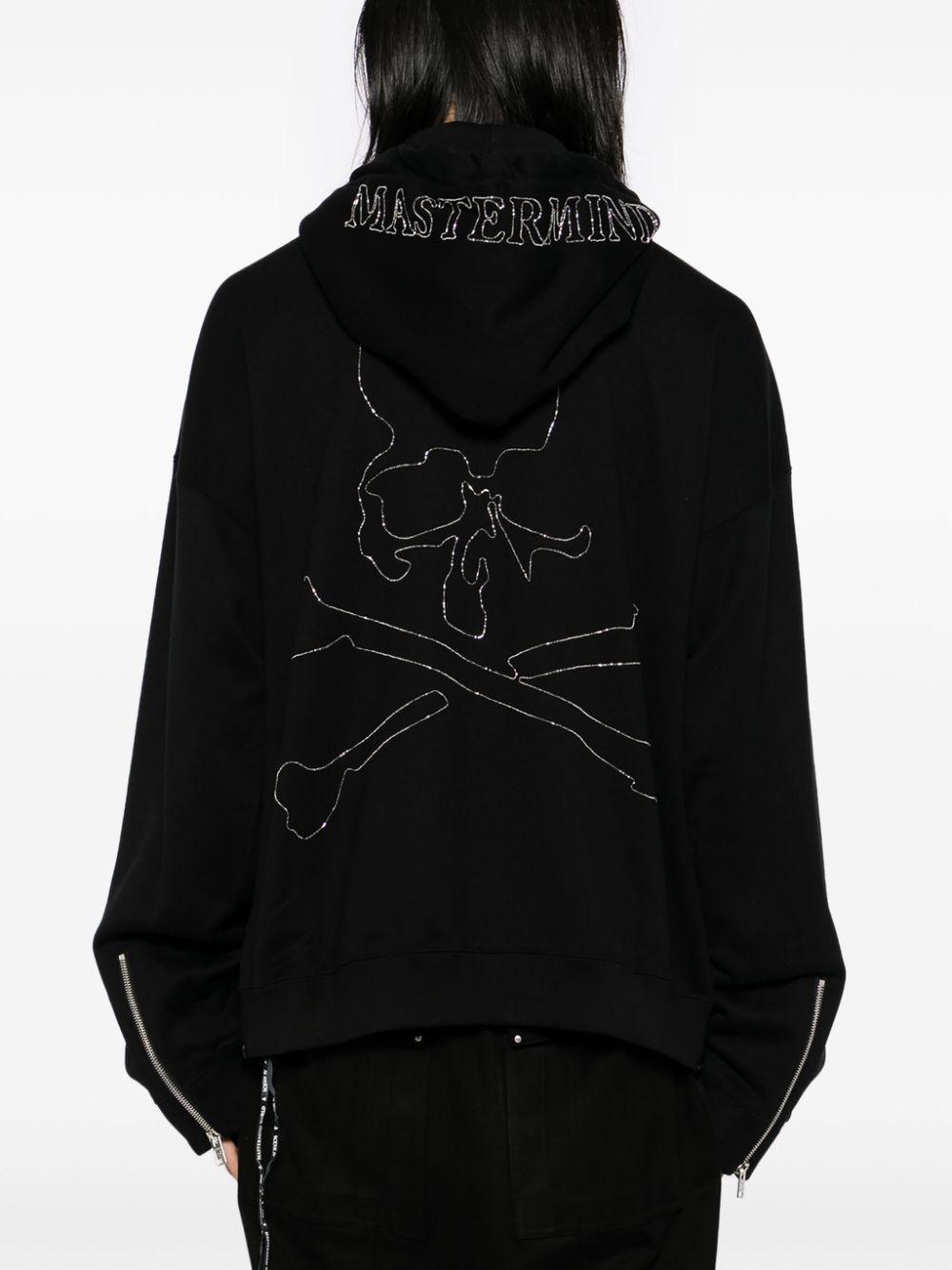 MASTERMIND WORLD メンズ ブラック ビーズ パーカー アクティブウェア 