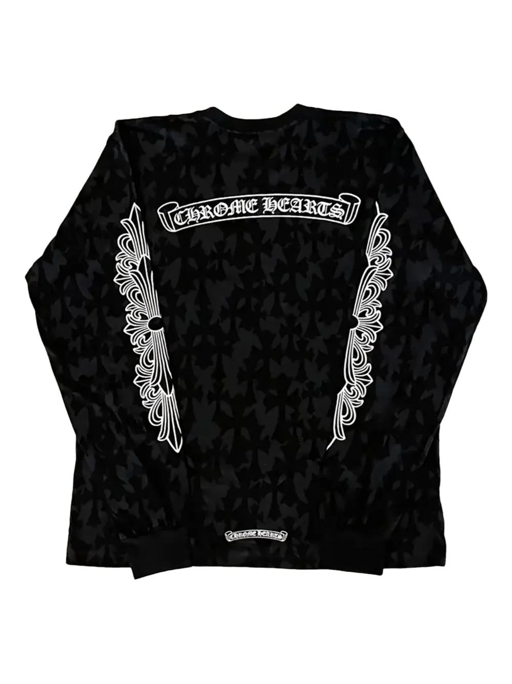 Chrome Hearts Long Sleeve T-shirt in Black for Men | Lyst