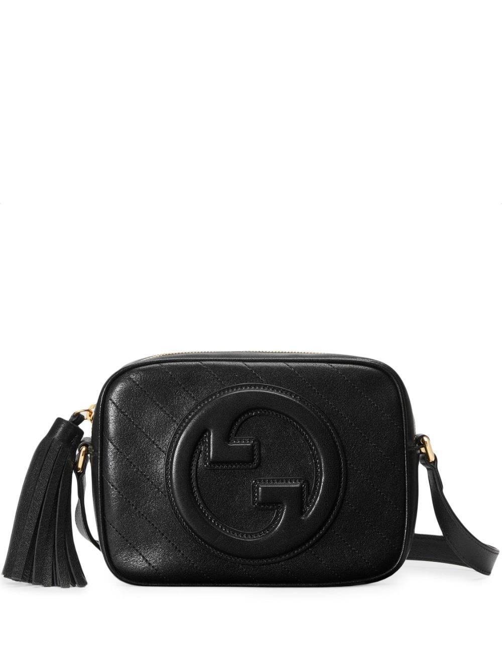 Gucci Blondie Leather Crossbody Bag in Black | Lyst