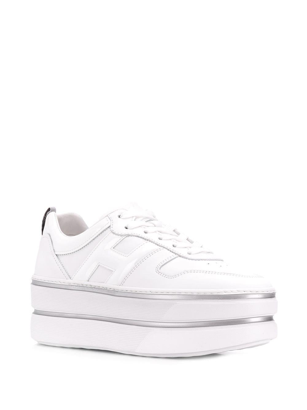 Hogan White Platform Sneakers | Lyst