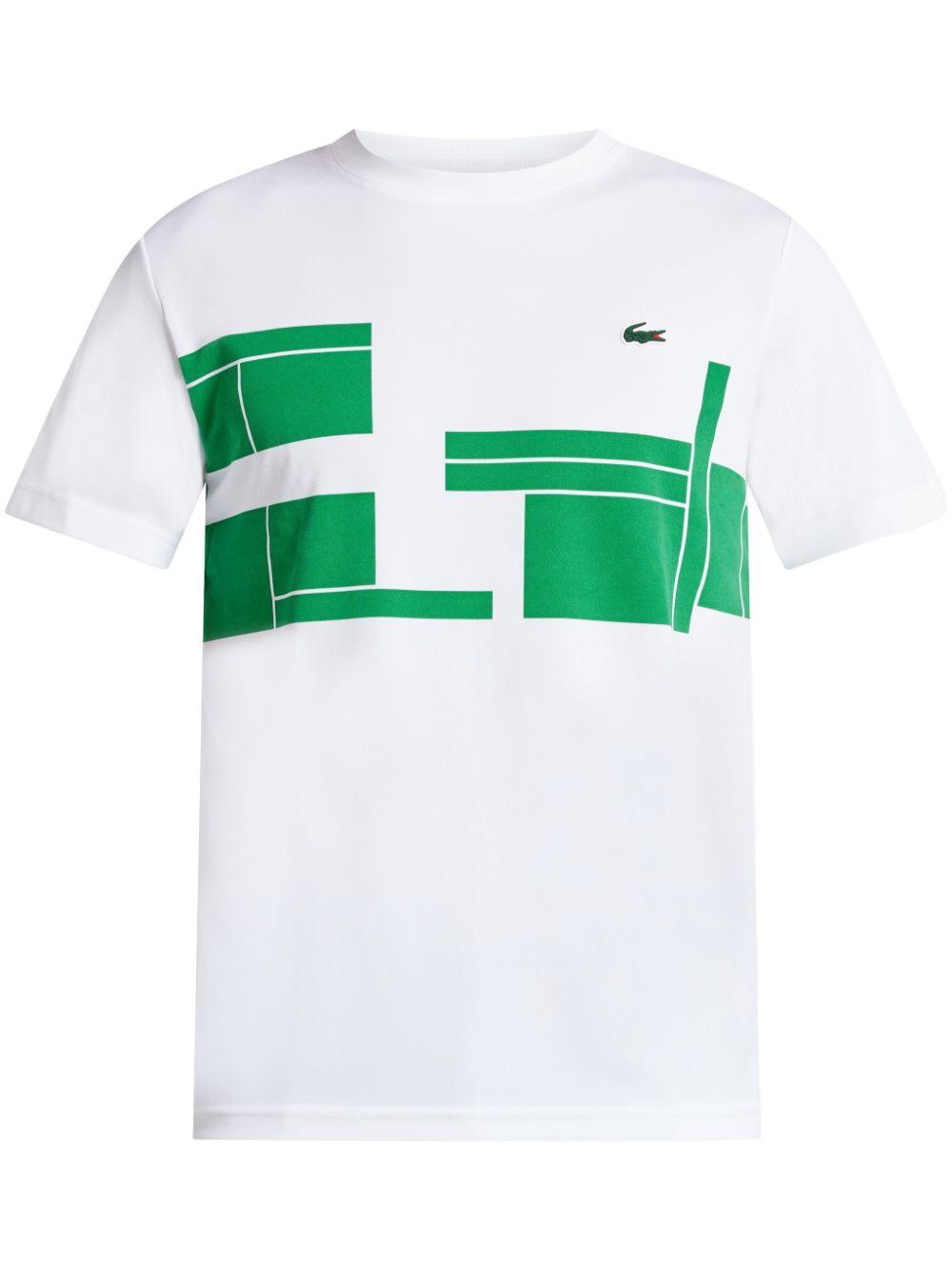 Lacoste メンズ グリーン X Novak Djokovic Tシャツ Tシャツ