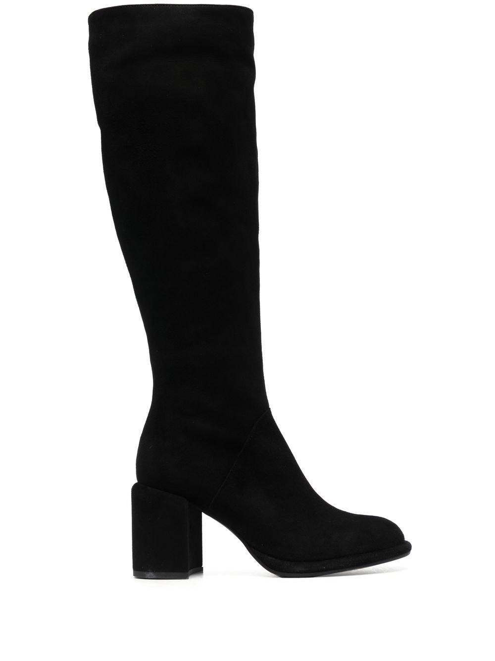 Roberto Festa 75mm Suede Knee-high Boots in Black | Lyst