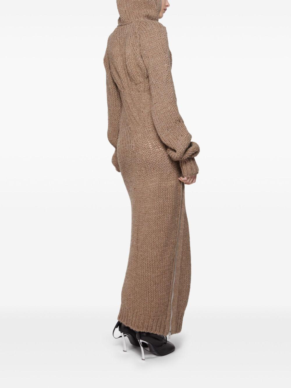 purple knit midi dress Malina Knit Midi Dress - Purple main image 1
