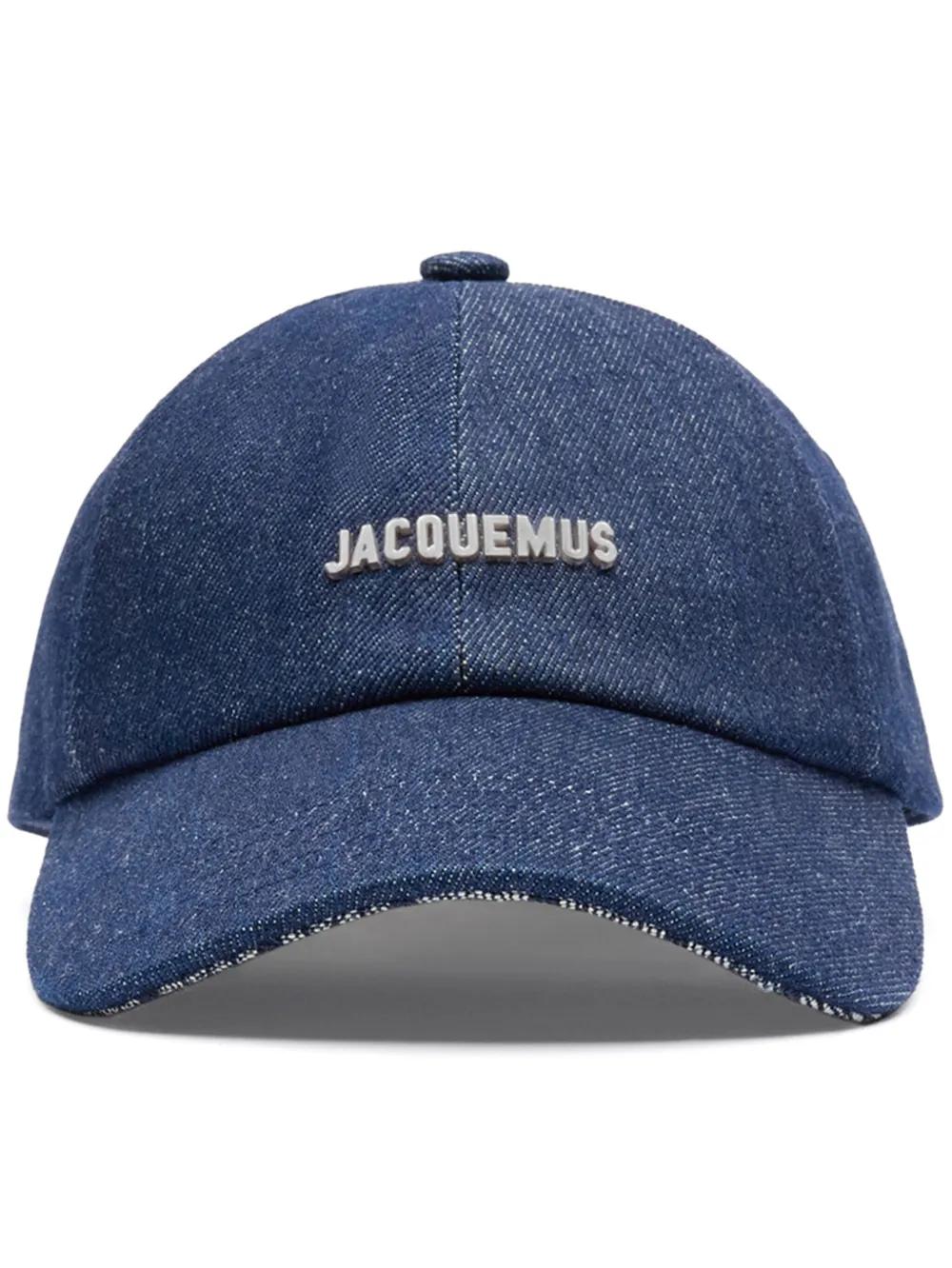 Jacquemus Men's' La Casquette Gadjo Baseball Cap in Beige