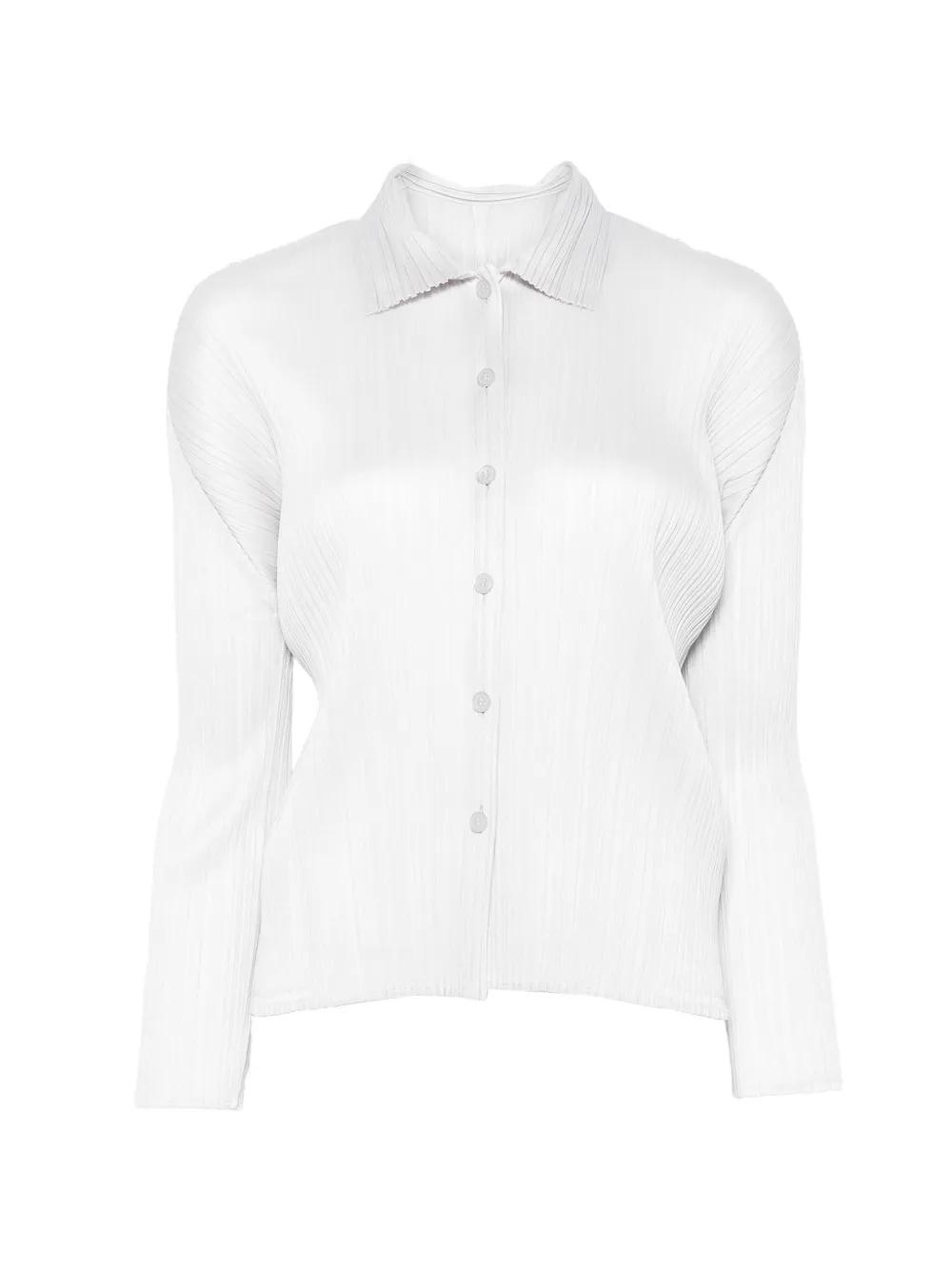 White Pleats Please Issey Miyake Tops for Women | Lyst