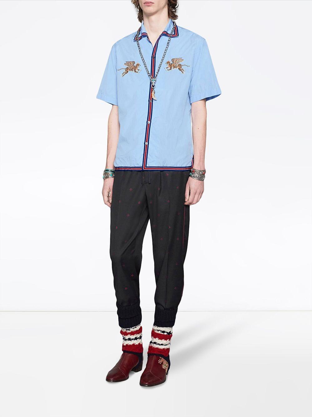 gucci bowling shirt tiger