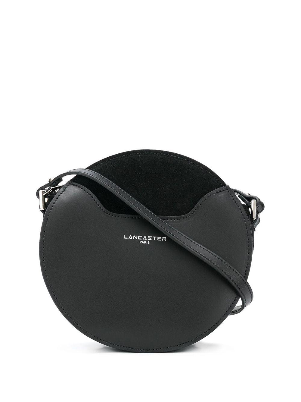 black round crossbody bag