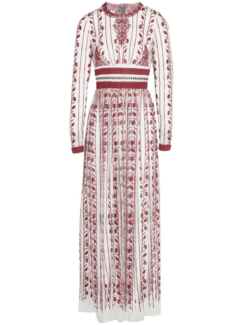 Giambattista Valli レディース レッド ペイズリー ドレス ワンピース