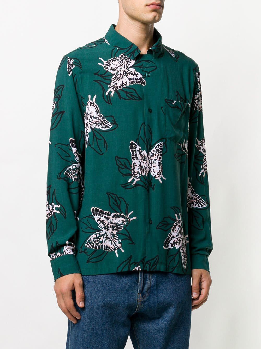 Stussy Butterfly Long Sleeve Shirt in 