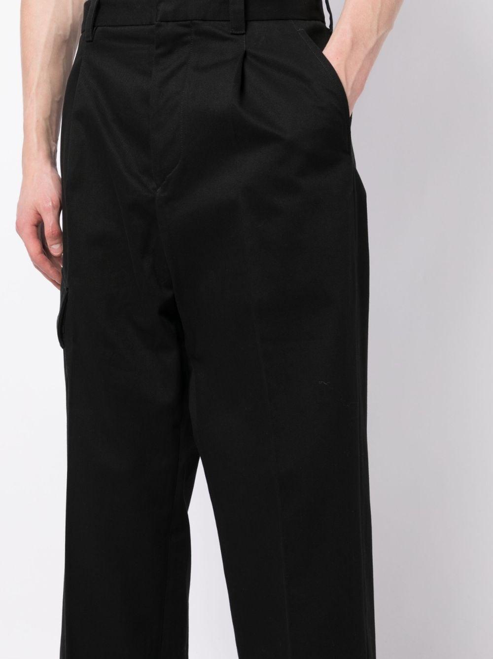 OAMC Pressed-crease Straight Trousers in Black for Men | Lyst