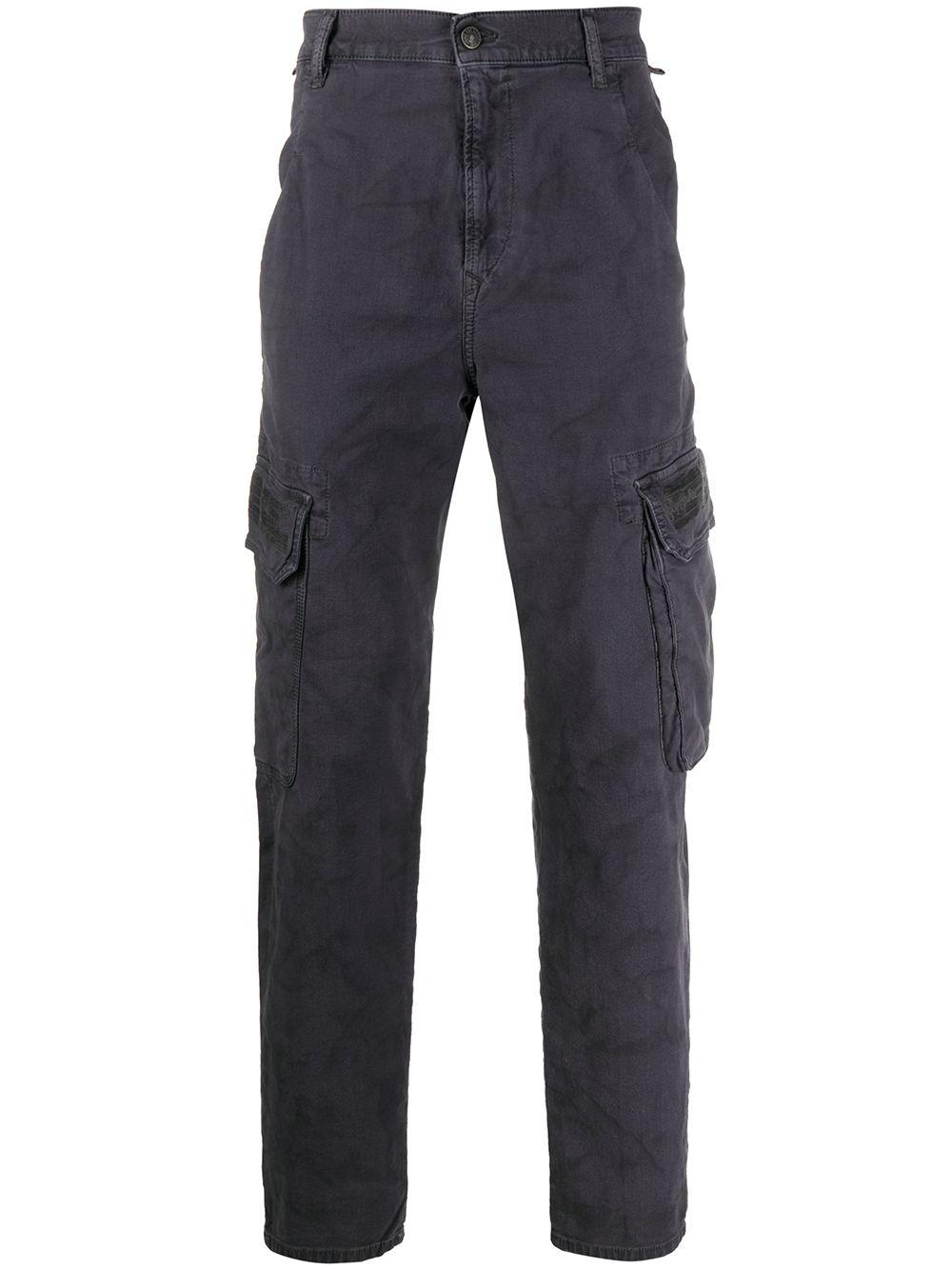 DIESEL D-krett Jogg Straight Jeans in Gray for Men | Lyst