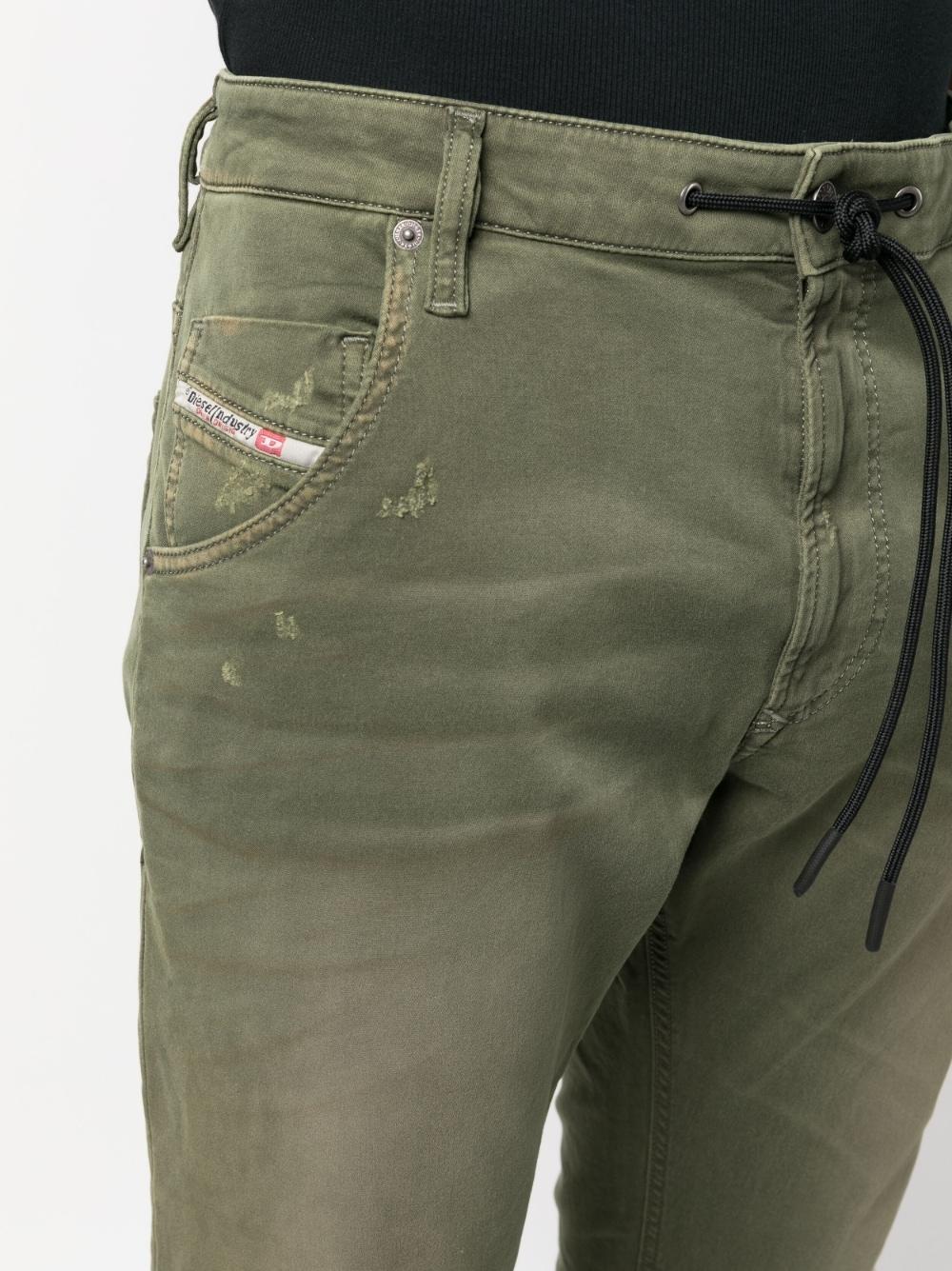 DIESEL "krooley" Tapered-leg Jeans in Green for Men | Lyst