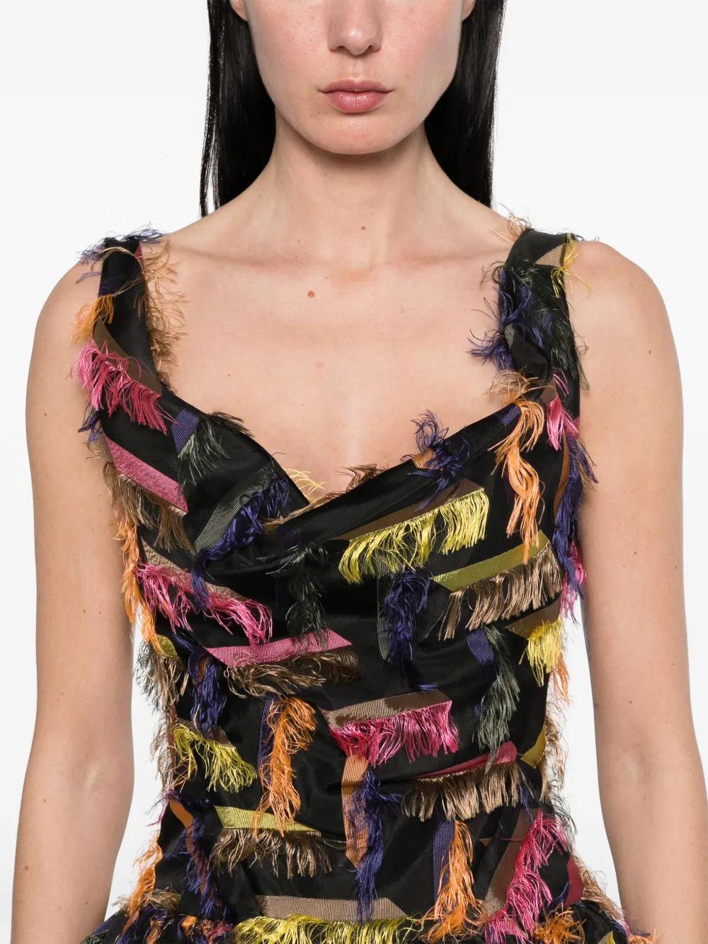VIVIENNE WESTWOOD ジャージーマキシドレス Vivienne Westwood Sunday Garden マキシドレス | Lyst