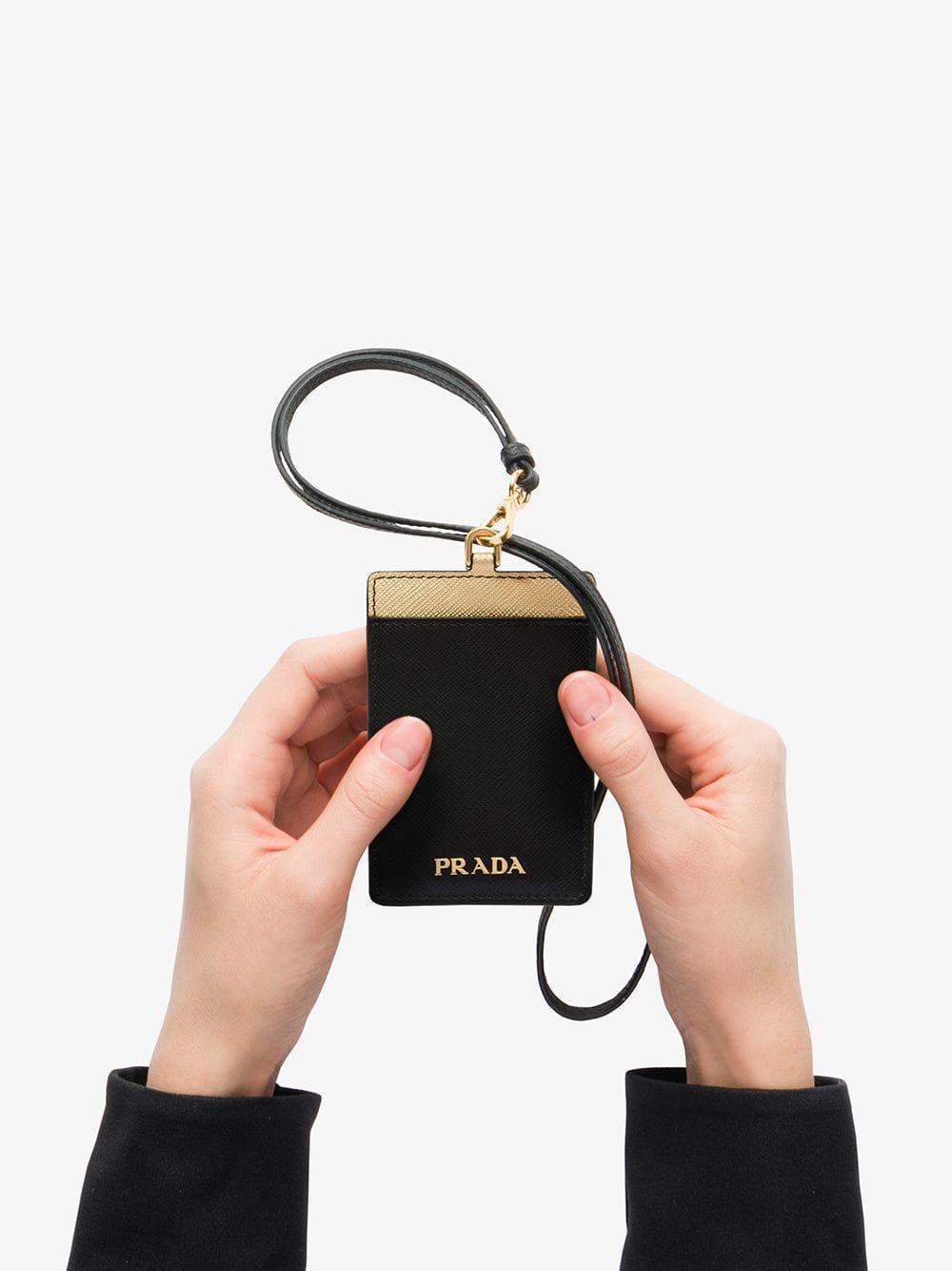 prada badge holder
