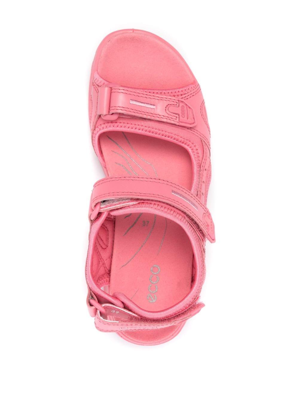 Ecco sandals pink new arrivals